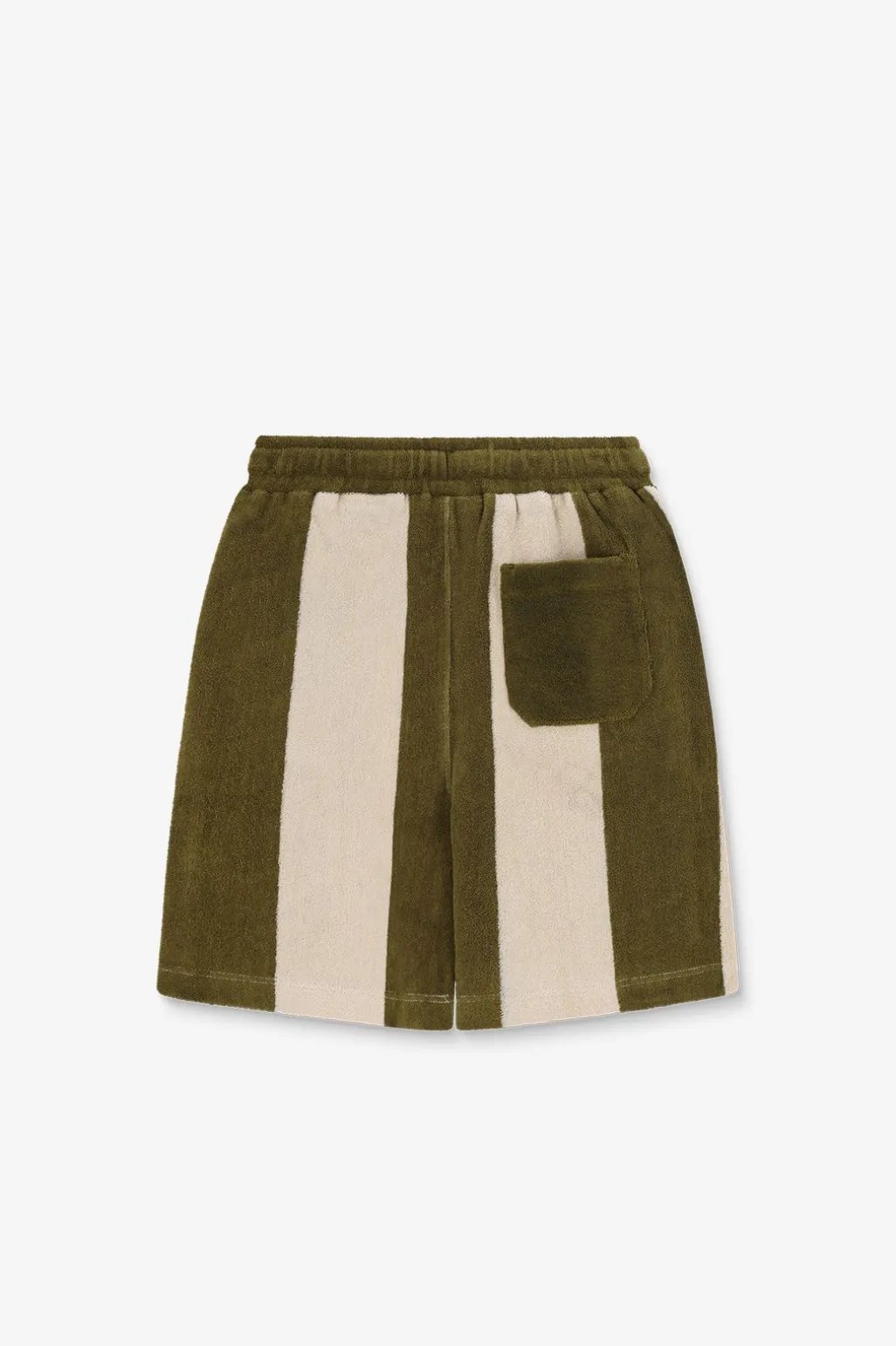 Groen gestreepte shorts