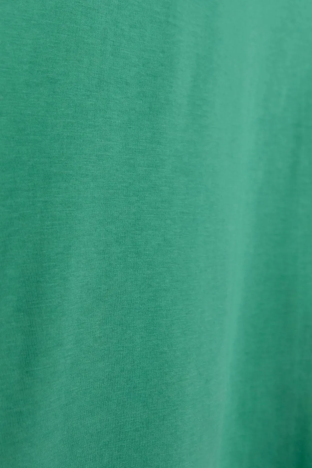 Groen jersey cropped T-shirt