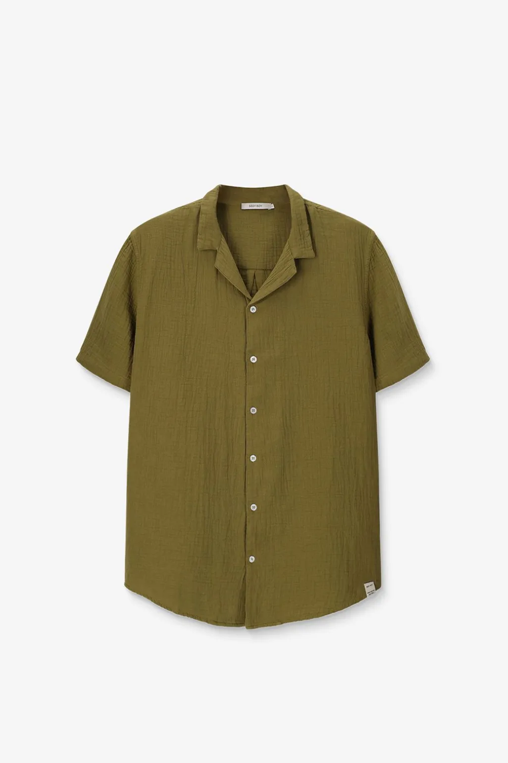 Groen mousseline overhemd