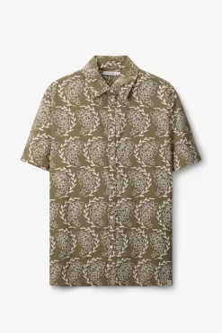 Groen overhemd met print
