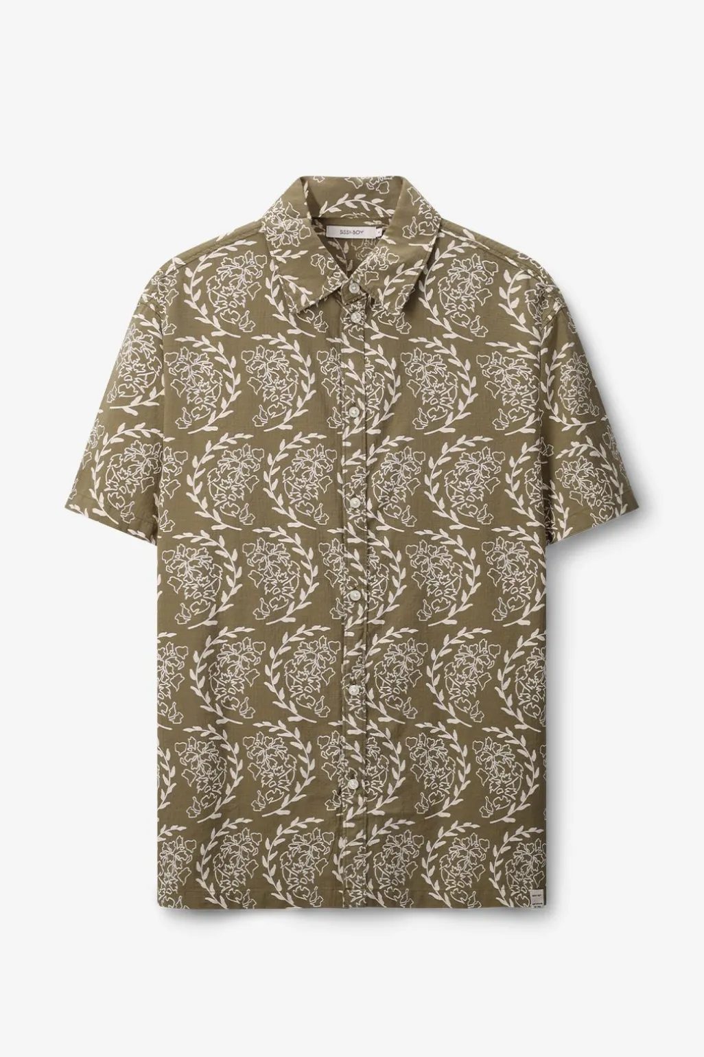 Groen overhemd met print