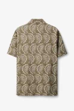 Groen overhemd met print