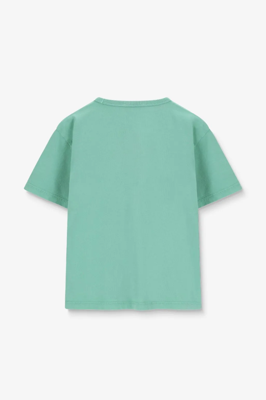 Groen T-shirt met artwork