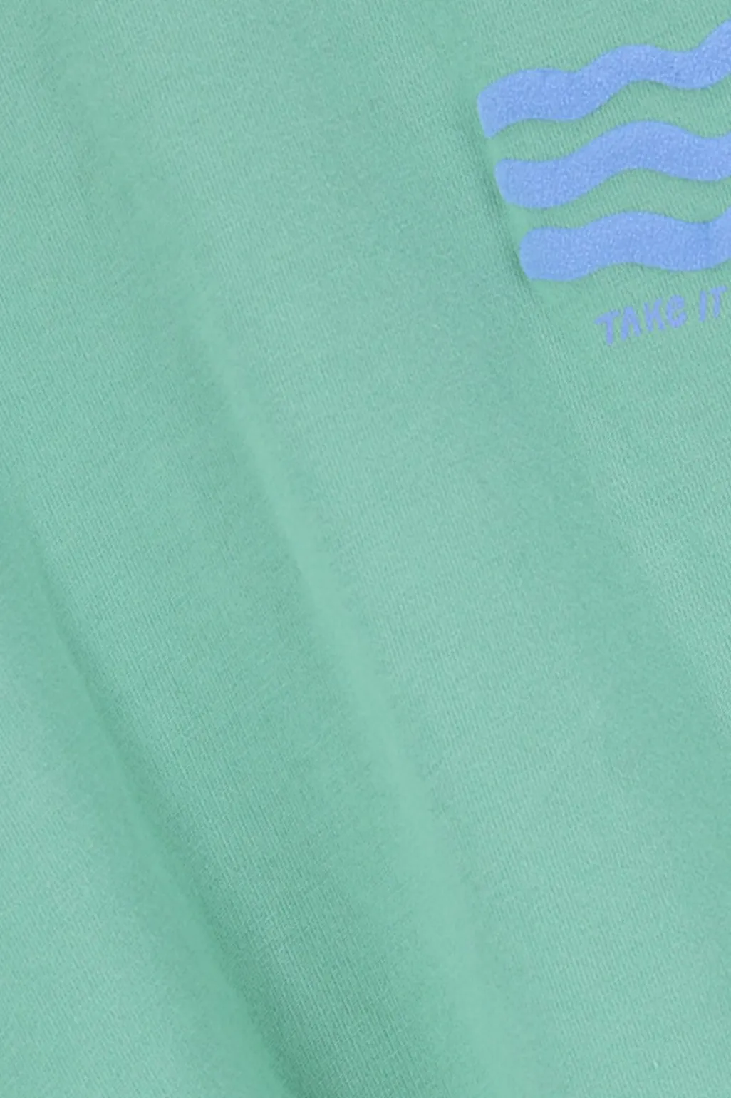 Groen T-shirt met artwork