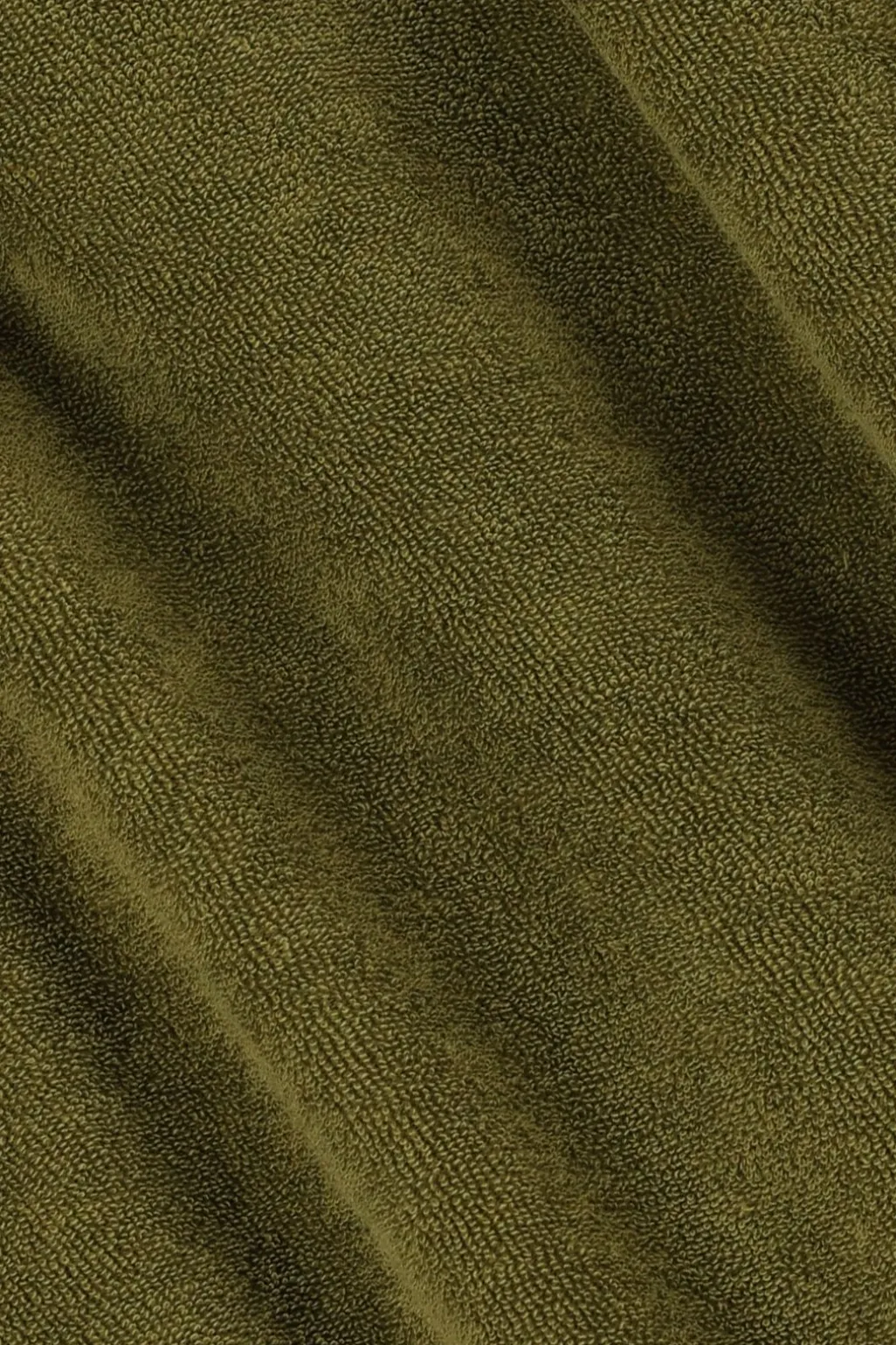 Groene badstof polo