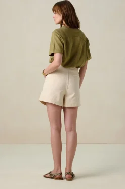 Groene gebreide trui