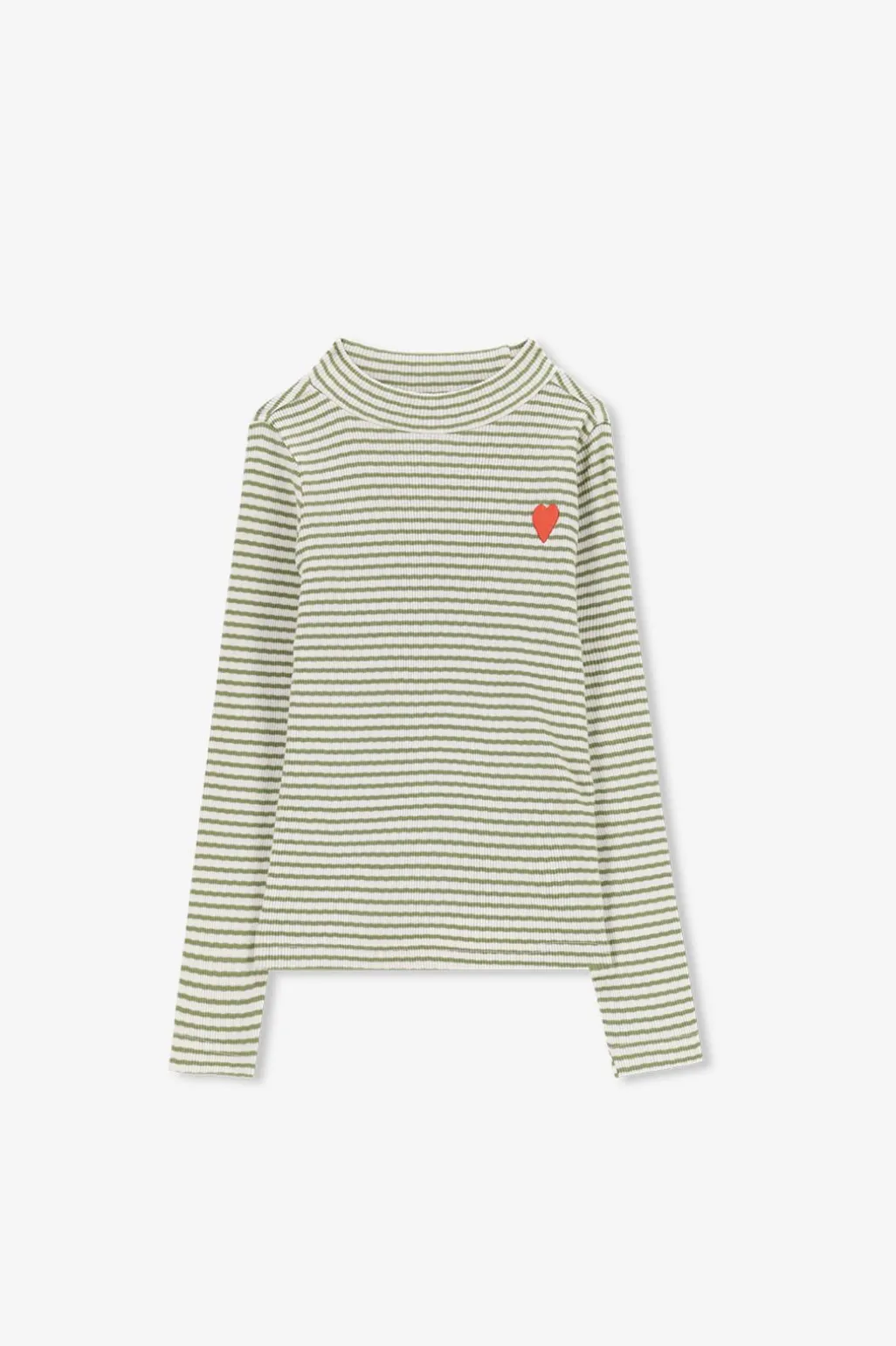 Groene gestreepte longsleeve