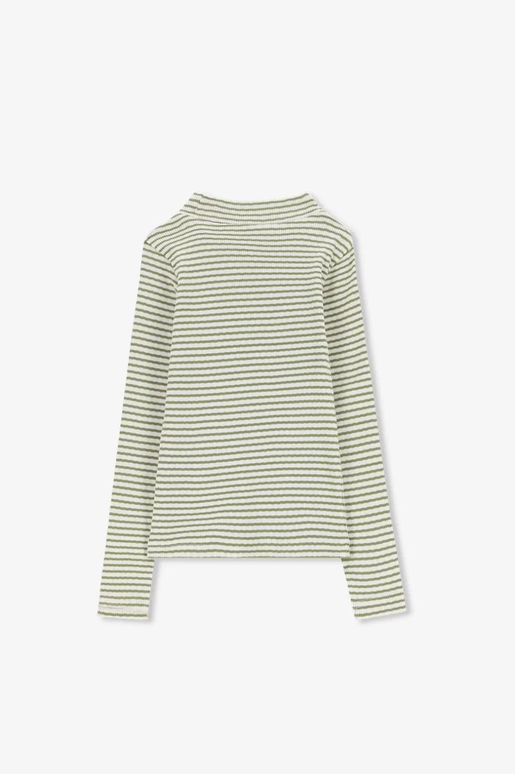 Groene gestreepte longsleeve