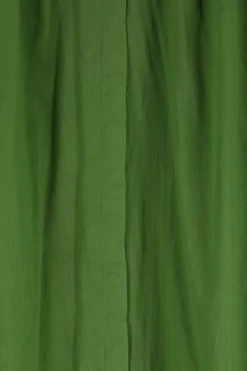 Groene jurk met ceintuur