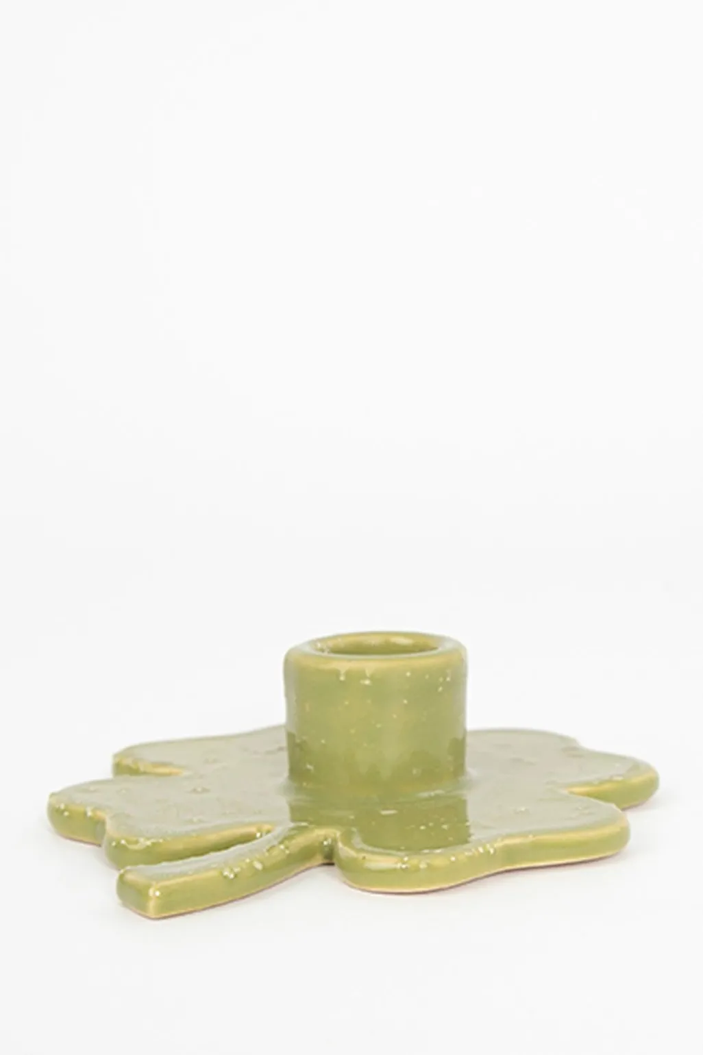 Groene kandelaar klavertje vier