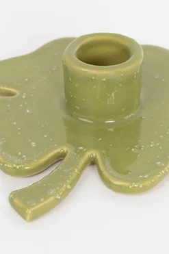 Groene kandelaar klavertje vier