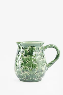 Groene karaf met klavertjes vier