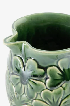 Groene karaf met klavertjes vier
