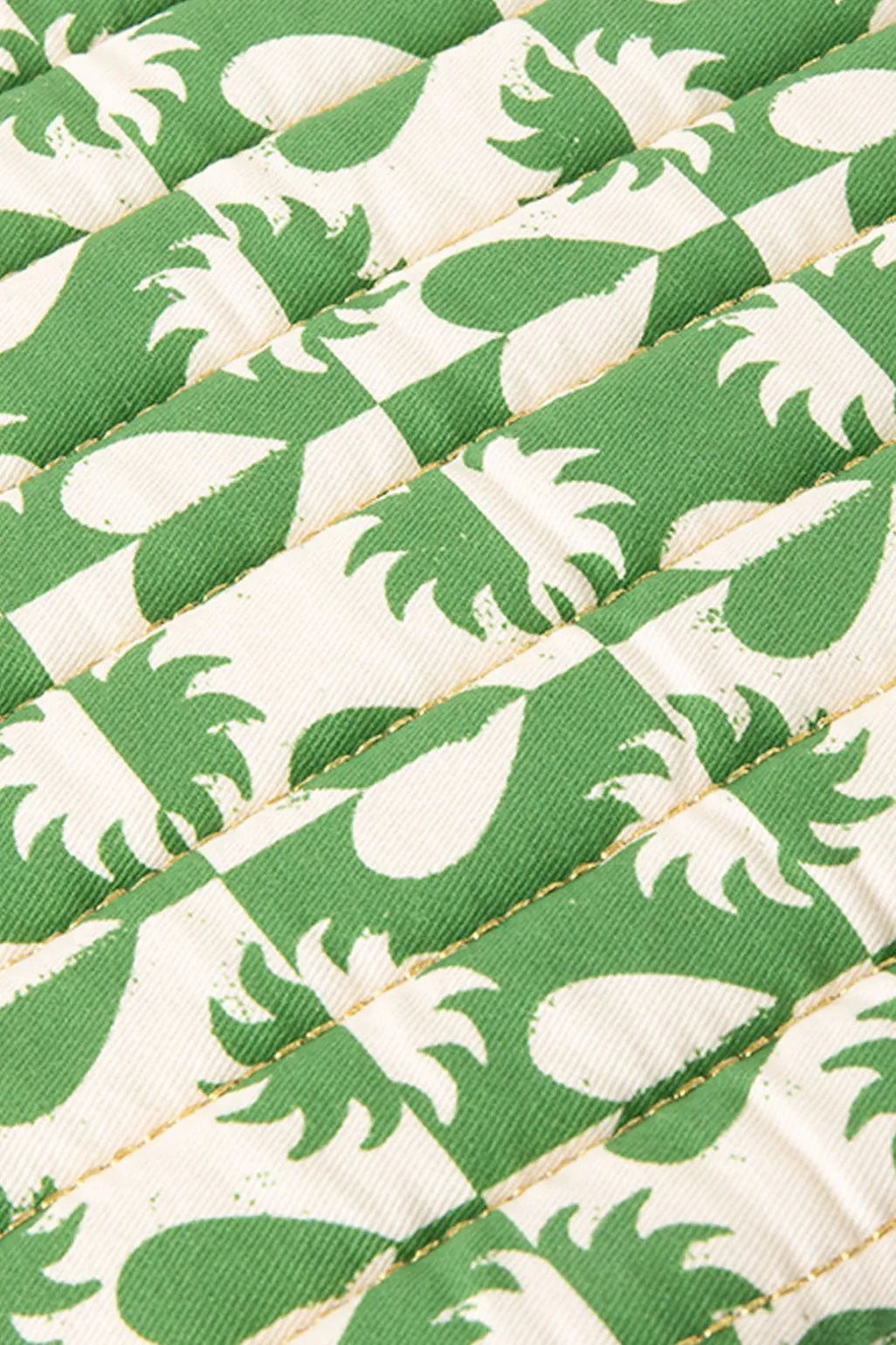 Groene laptophoes met zon en hartjesprint