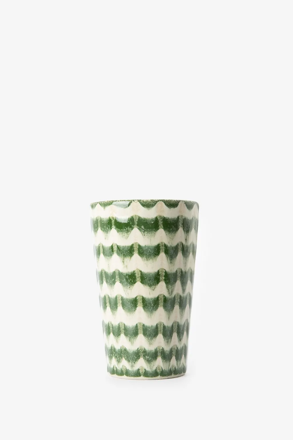 Groene latte mokken met print