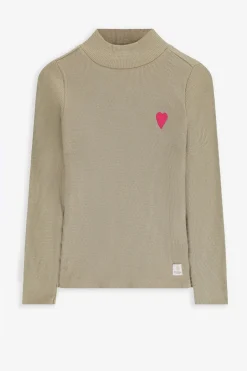 Groene longsleeve met turtle neck