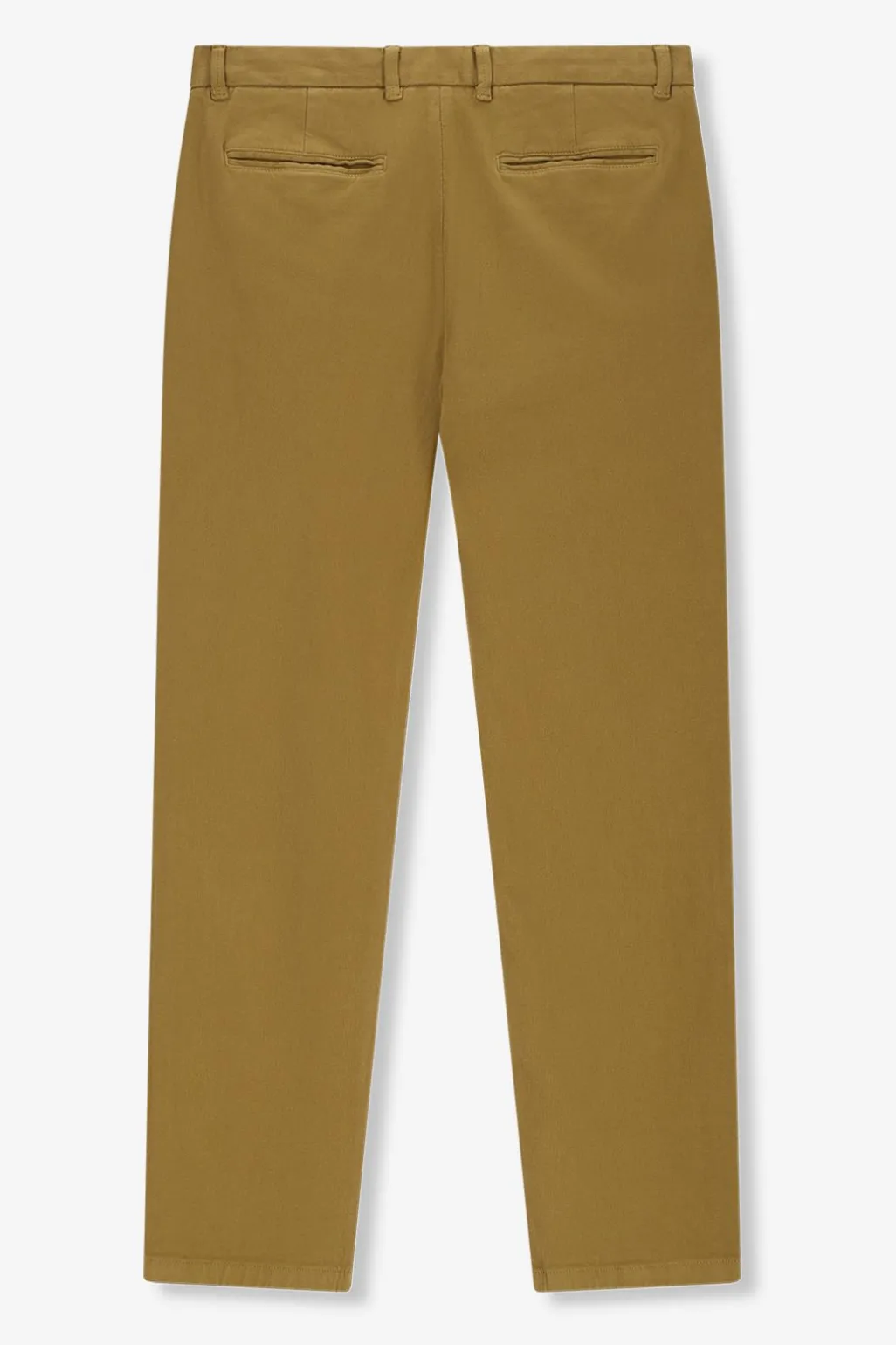 Groene mid-rise chino met elastische taille