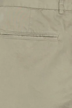 Groene mid-rise katoenen chino