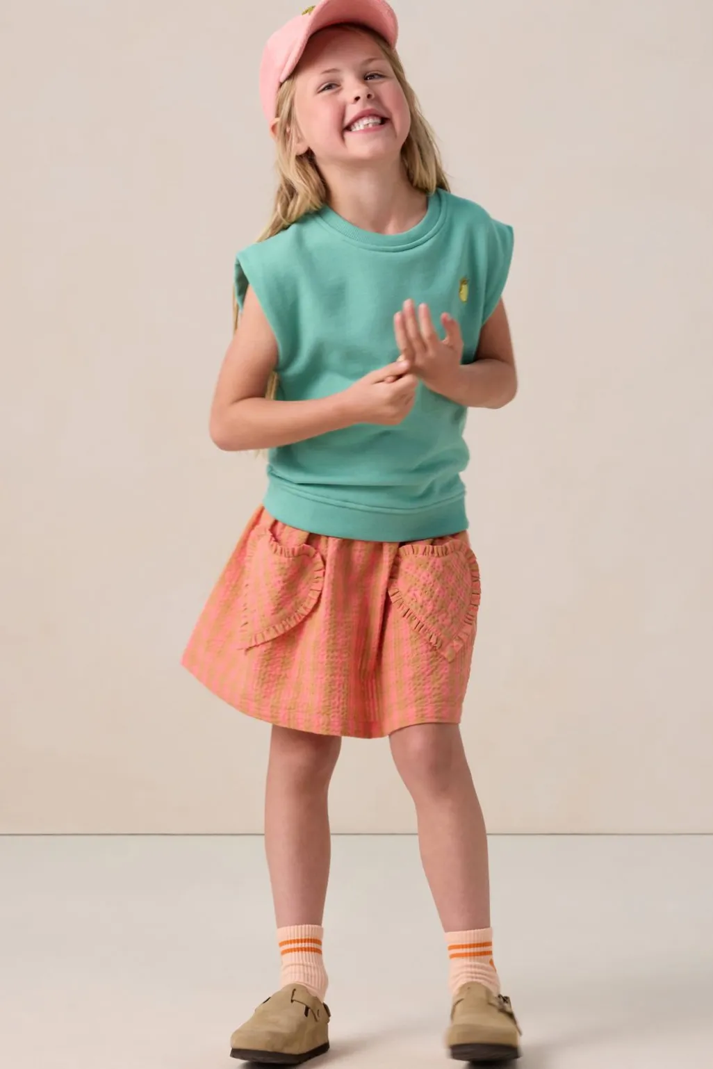 Groene mouwloze sweater