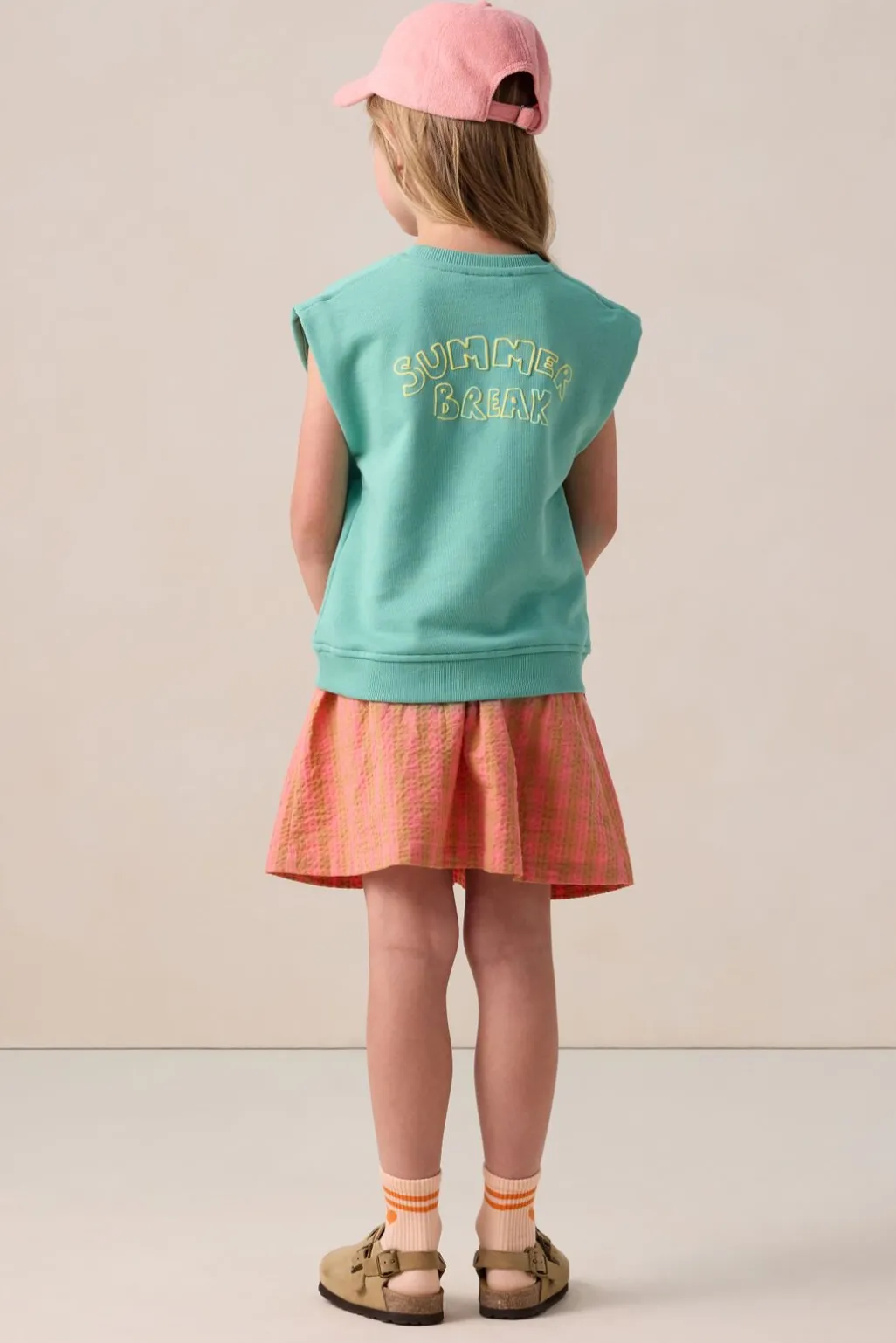 Groene mouwloze sweater