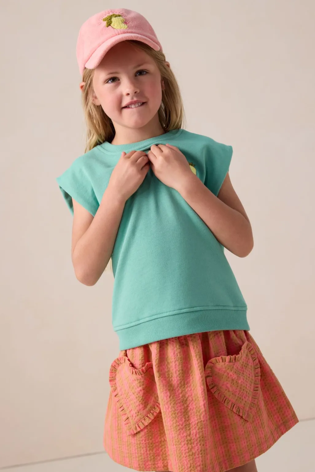 Groene mouwloze sweater