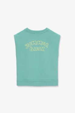 Groene mouwloze sweater