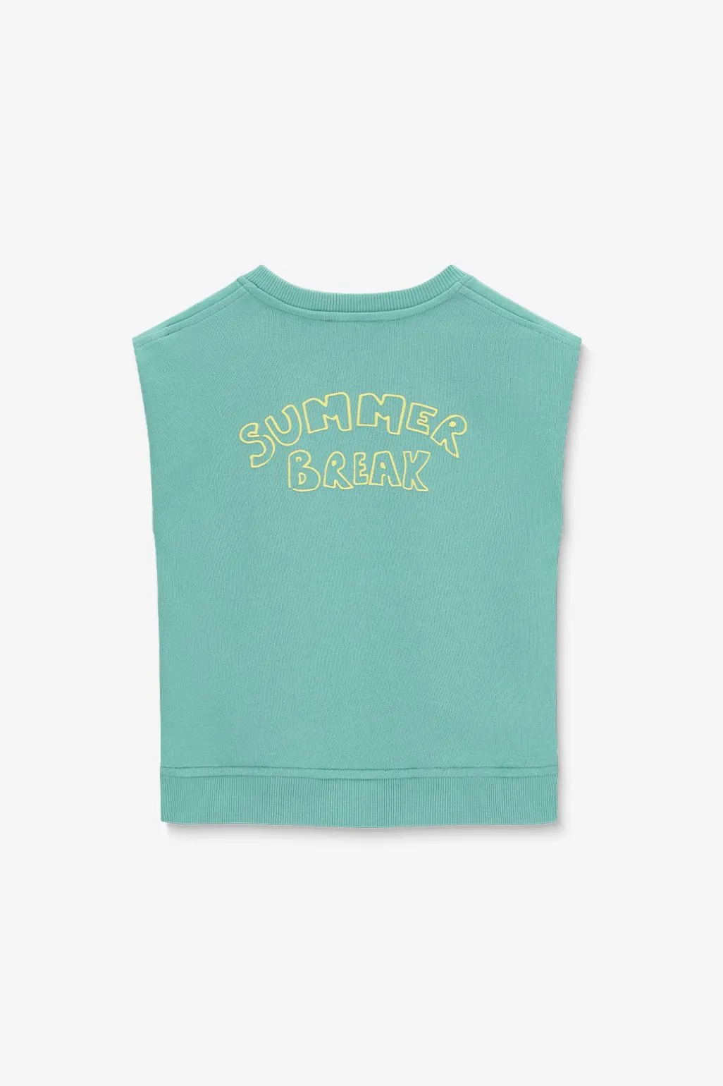 Groene mouwloze sweater