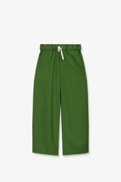 Groene pull on broek