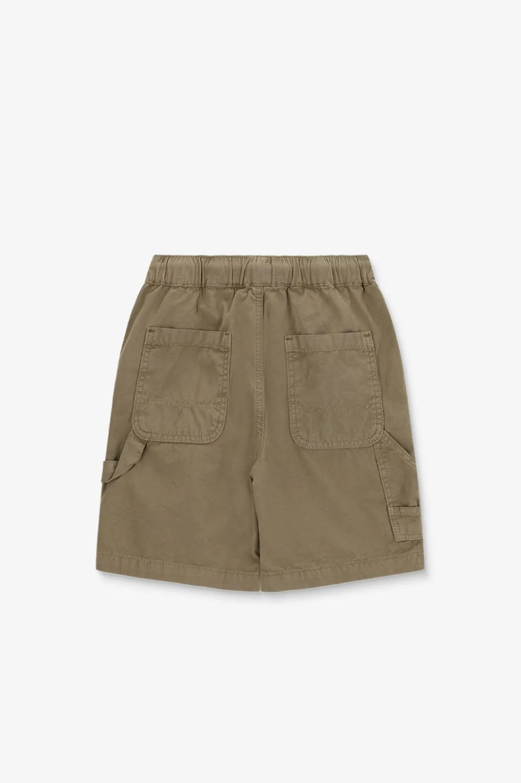 Groene pull on shorts