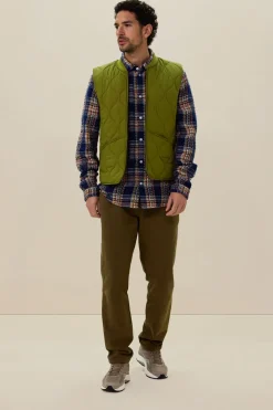 Groene quilted bodywarmer