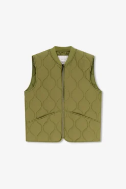 Groene quilted bodywarmer
