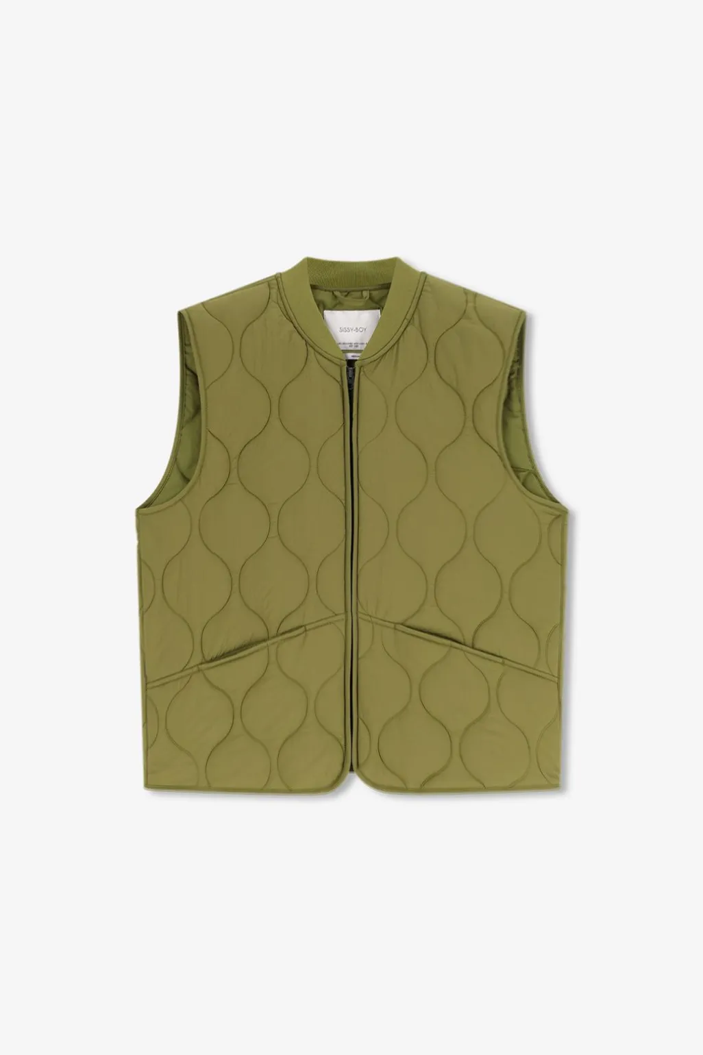 Groene quilted bodywarmer