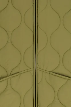 Groene quilted bodywarmer