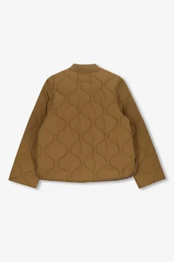 Groene quilted jack