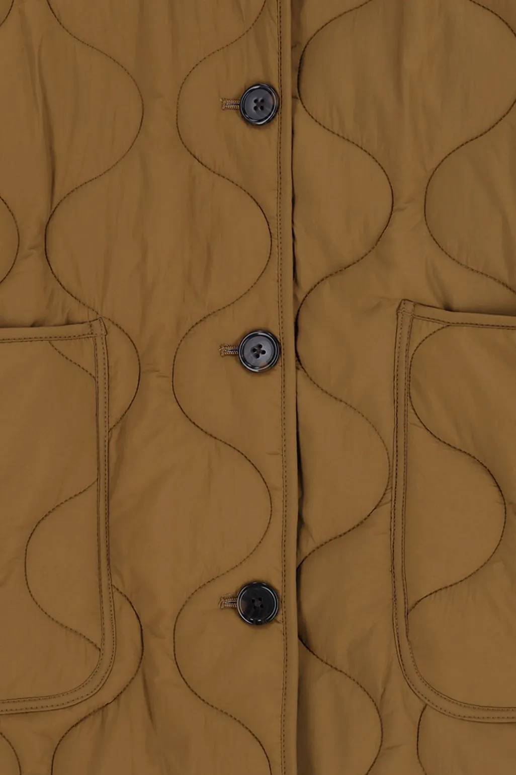Groene quilted jack