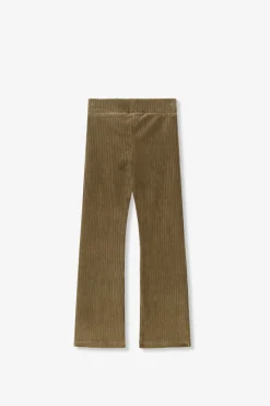 Groene rib flared legging