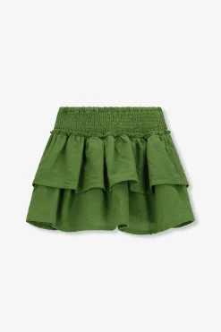 Groene ruffle rok