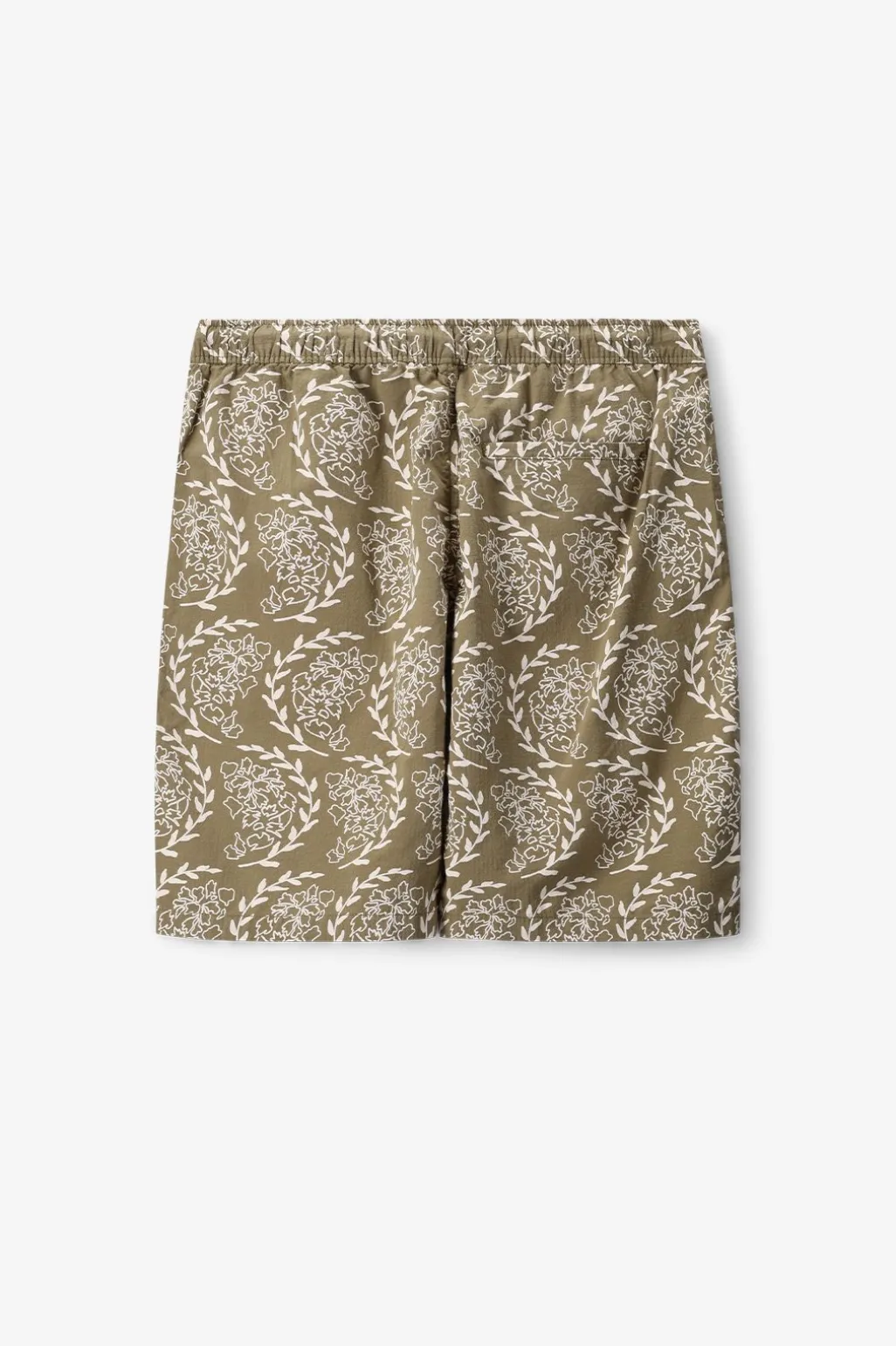 Groene short met print