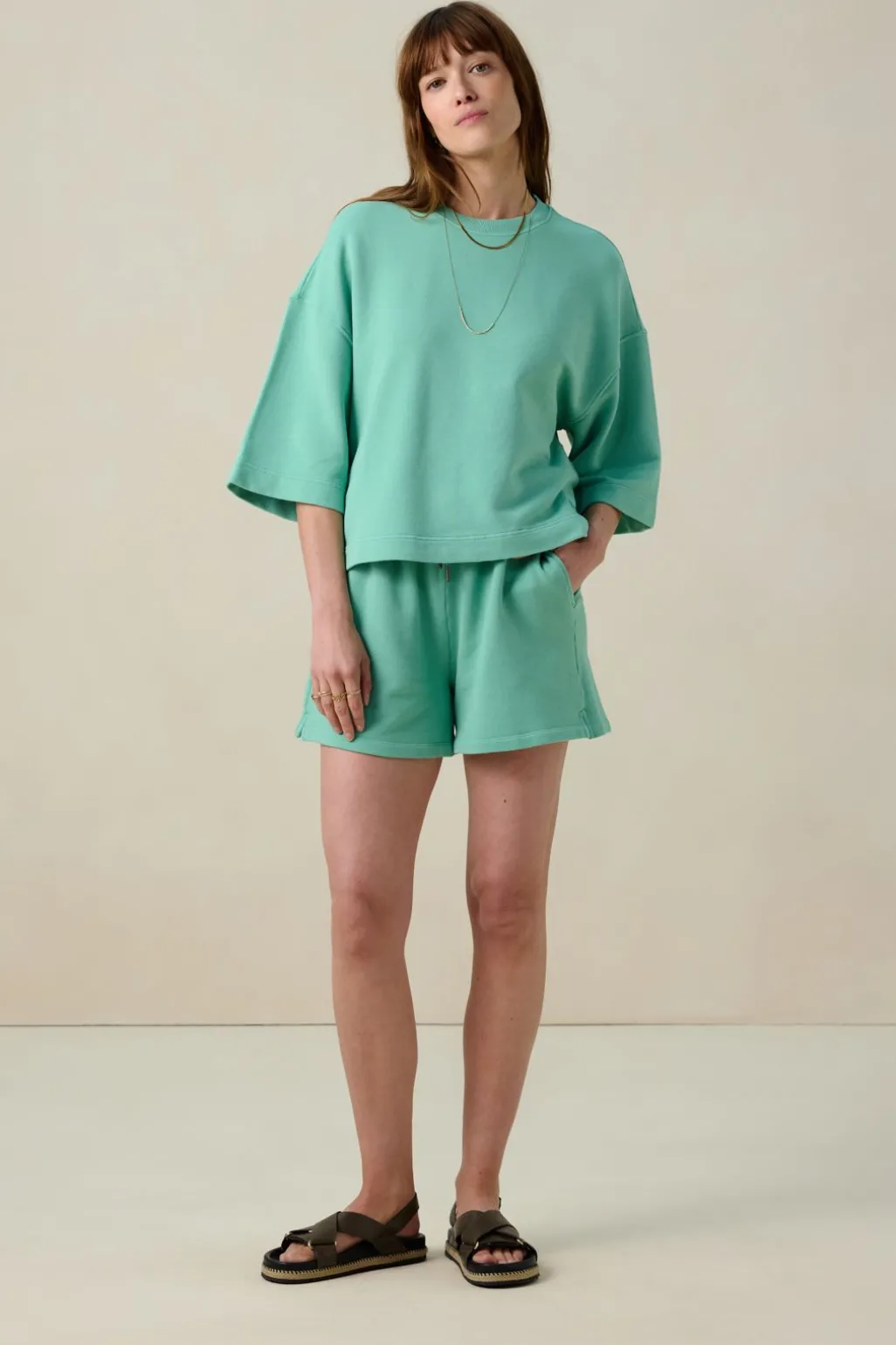 Groene shorts