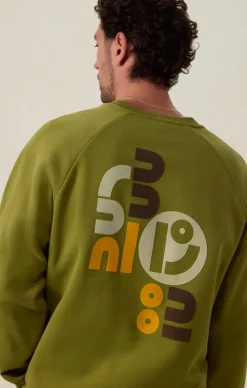 Groene sweater met print