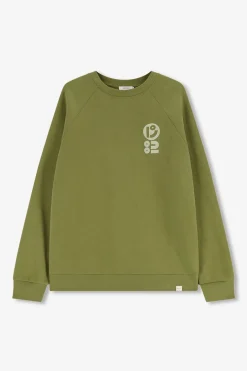 Groene sweater met print