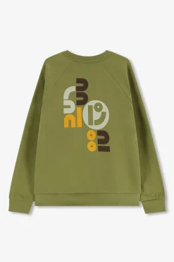Groene sweater met print
