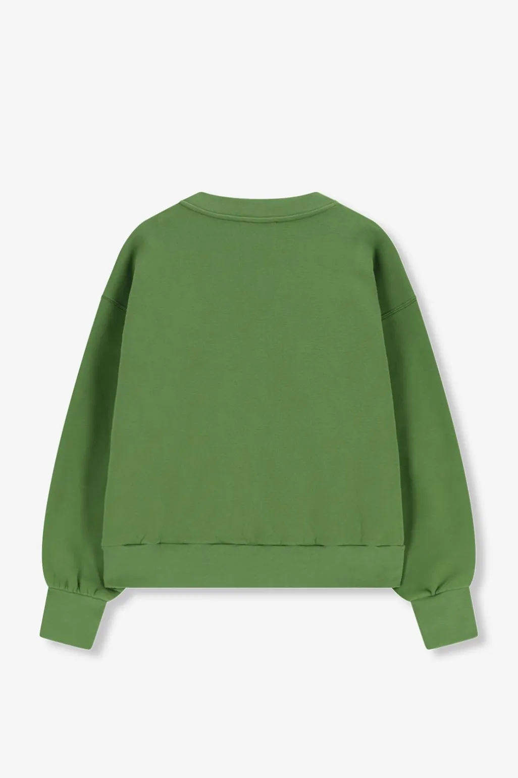Groene sweater met V-hals