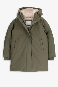 Groene technische parka jas