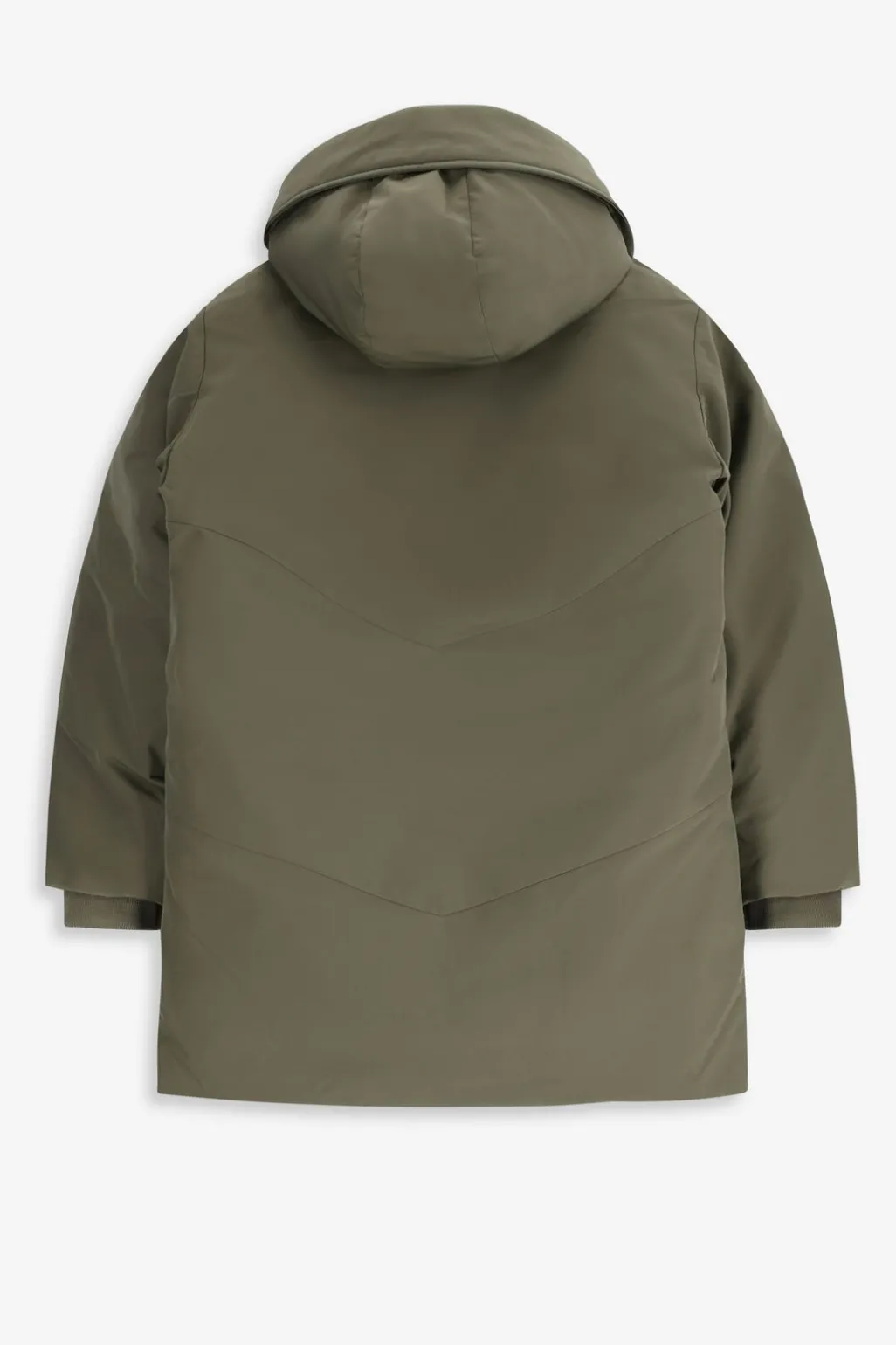 Groene technische parka jas