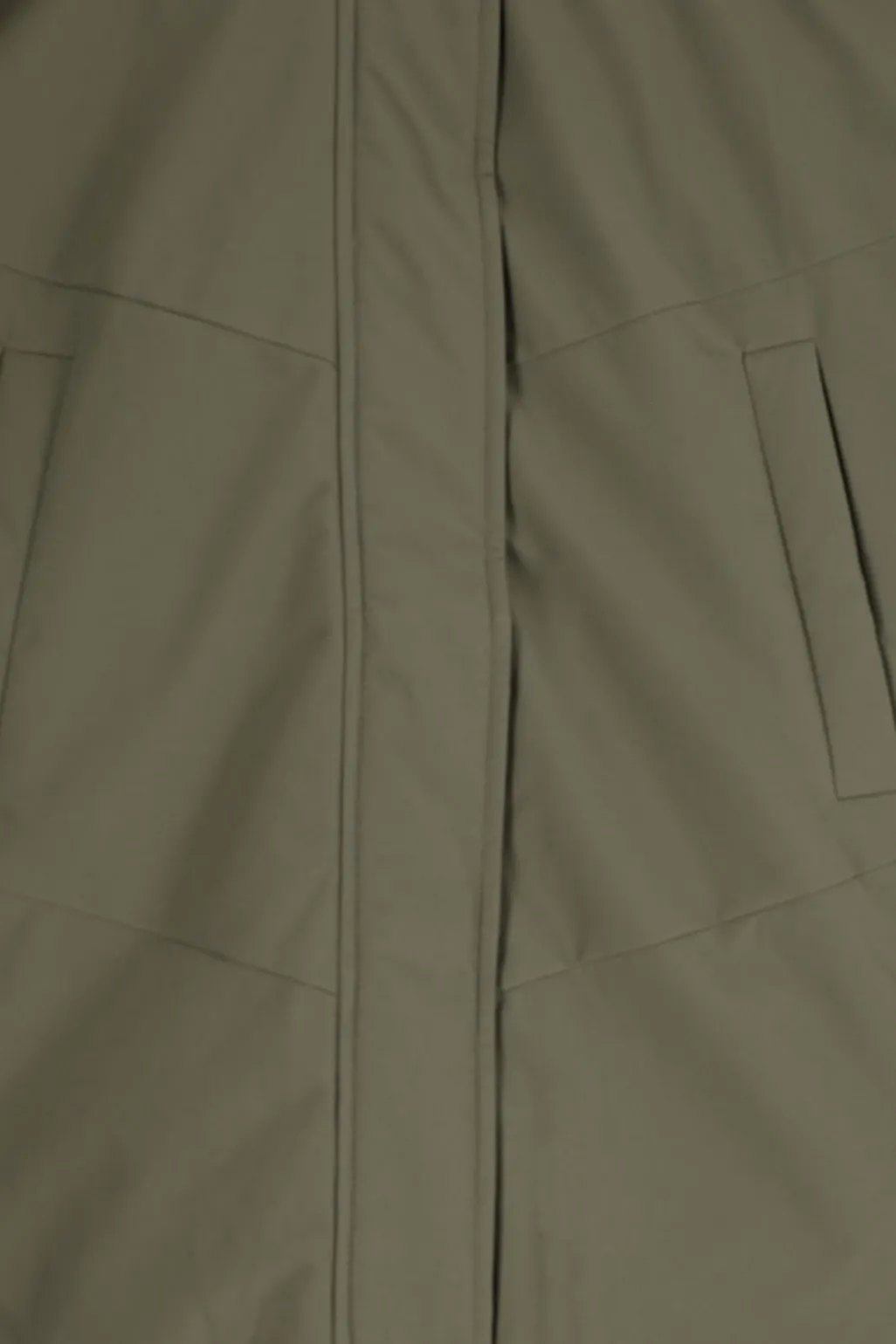 Groene technische parka jas