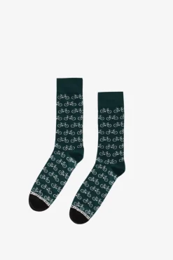 Heroes on Socks sokken fiets groen