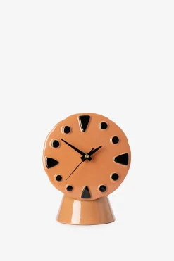 HKliving oranje ceramic klok