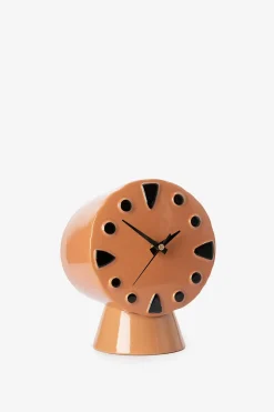 HKliving oranje ceramic klok