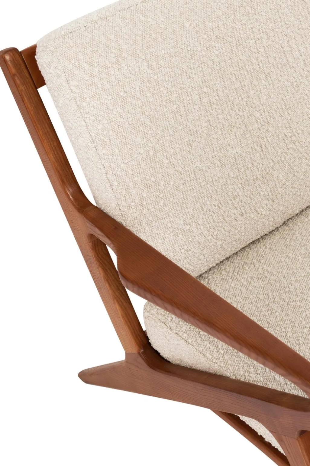 Houten stoel mid century